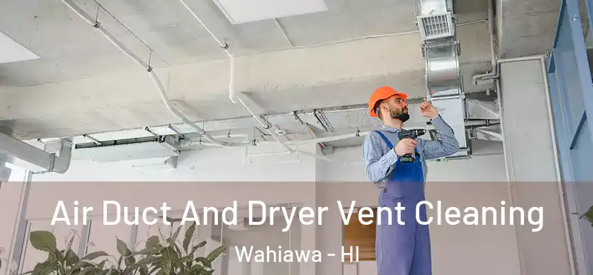  Air Duct And Dryer Vent Cleaning Wahiawa - HI