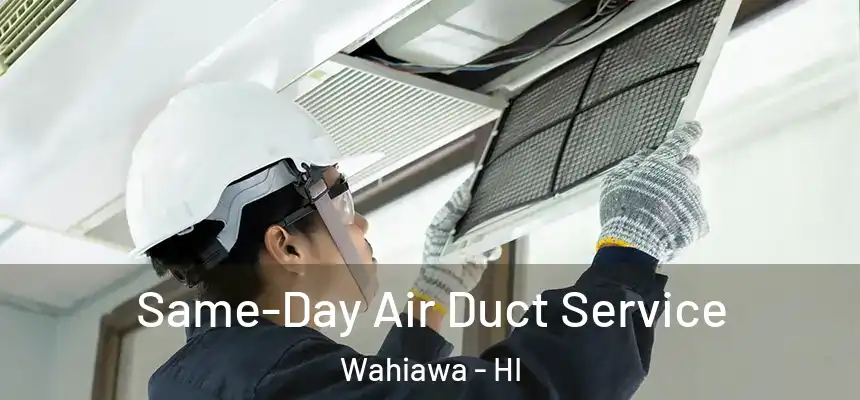 Same-Day Air Duct Service Wahiawa - HI